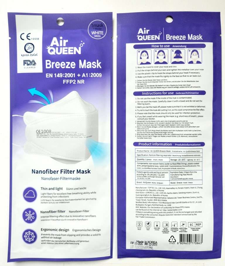 Air Queen Breeze Mask 2