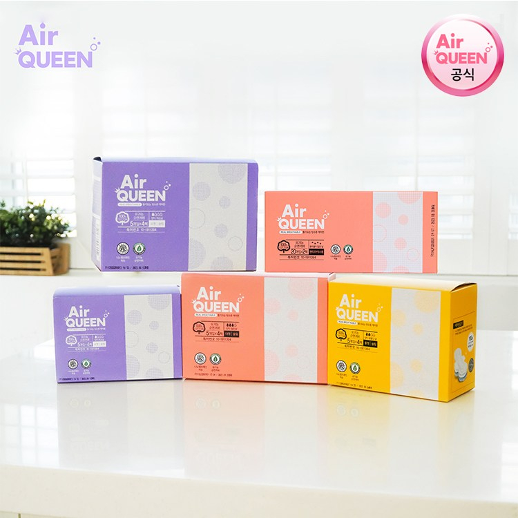 Air Queen Breathe Organic Cotton Overnight Sanitary Pads 2